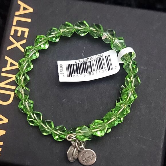 Alex and Ani Mirage Wrap Bracelet Mint Green - Picture 6 of 7